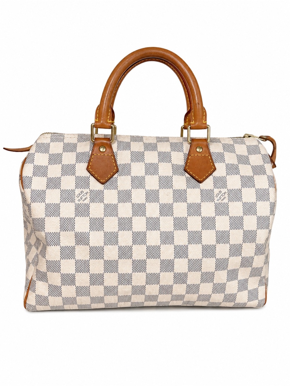 Louis Vuitton Damier Azur Speedy 30 Satchel - Authenticated
